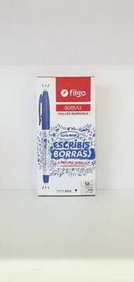 LAPICERA FILGO.( BORRABLE )  AZUL  X 12
