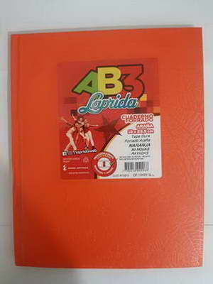CUADERNO T / DURA ( NARANJA ) RAYADO LAPRIDA ( BULTO X 60 ) X 50 HOJAS