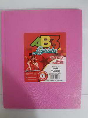 CUADERNO T / DURA ( ROSA ) RAYADO LAPRIDA ( BULTO X 60 ) X 50 HOJAS