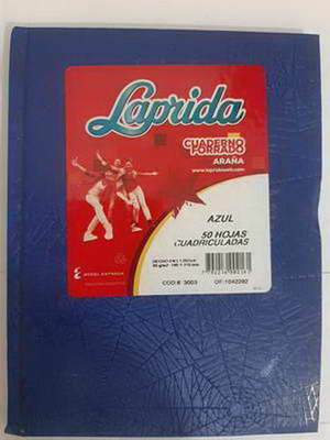CUADERNO T / DURA  ( AZUL ) CUADRIC LAPRIDA ( BULTO X 60 ) X 50 HOJAS