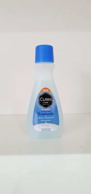 QUITAESMALTE CUTEX  FORTALECEDOR ( AZUL ) X 50 ML