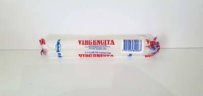 VELA DE PARAFINA    VIRGENCITA    BLANCA   X 130 GR X 25
