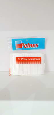 PEINE CASPERO MACAO PLASTICO  X 12
