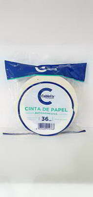 CINTA PAPEL CABLE FIX 36 MM X 40 M