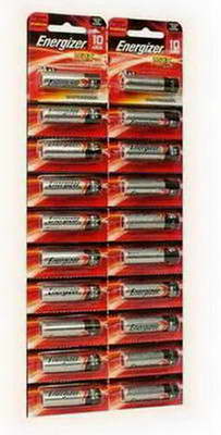 ENERGIZER   AA   E91  TIRA  X 20  ( BULTO X 120 ) X 1