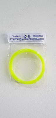 TANZA AMARILLA BORDEADORA  1,5 MM X 10 MTS X 1