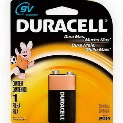DURACELL. BATERIA 9 V   X 1