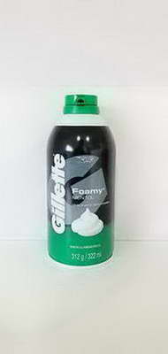GILLETTE FOAMY MENTOL ( VERDE ) X 312 G