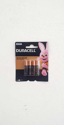 DURACELL   AAA   BLISTER  X 4 X 1
