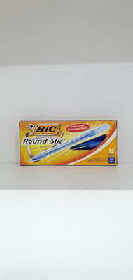 LAPICERA  BIC  ROUND STIC ( AZUL ) X 12