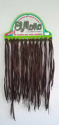 CORDONES MARRON X 12 X  60 CM