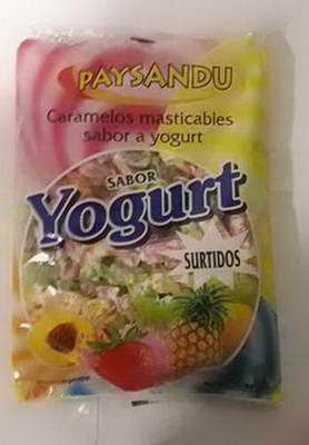 P CARAMELOS PAYSANDU YOGURT  X 100 U