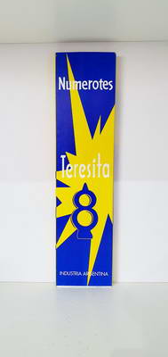 VELAS-TERESITA .NUMEROTES BOCA ( SURTIDO ) X 10