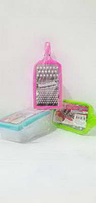 RALLADOR  3  CARAS C/ RECIPIENTE X 1