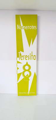VELAS:.TERESITA  NUMEROTES ( BL - C - R - D - PL ) X 10