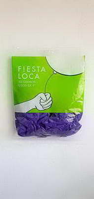 GLOBO F / LOCA. LISO 9  ( LILA )  X 50