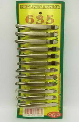PINZA DE DEPILAR OGIP ( 635 )  X 12