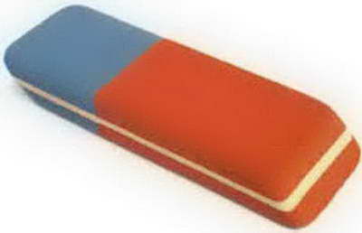 GOMA BORRAR DOS COLORES X 40