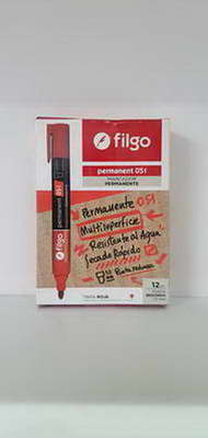 MARCADOR FILGO PERM ( TODOS ) P/ RED Y BICELADA X 12 U
