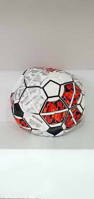 PELOTA FUTBOL NÂª 5   BLANCO Y NARANJA  X 1