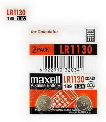PILA  MAXELL LR1130  CALCUL / PUNTERO / RELOJ. X 10