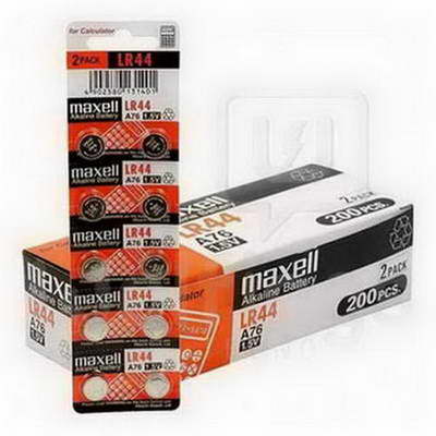 PILA  MAXELL LR44  CALCUL / PUNTERO / RELOJ. X 10