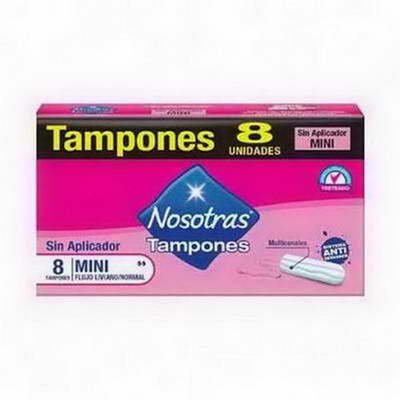 TAMPONES NOSOTRAS  MINI X 8 U