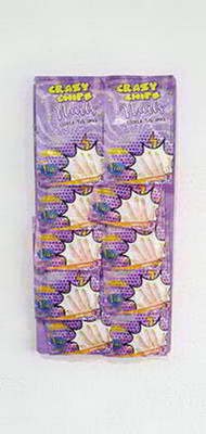 FUN CRAZY CHUPETIN- UVA  ( NAILS )( BULTO X 18 )  X 10