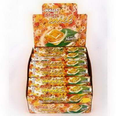 HALLS STANI MIEL C / MENTA ( BULTO  X 24 ) X 12