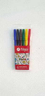 MARCADOR FILGO ESCOLAR X  6 X 1