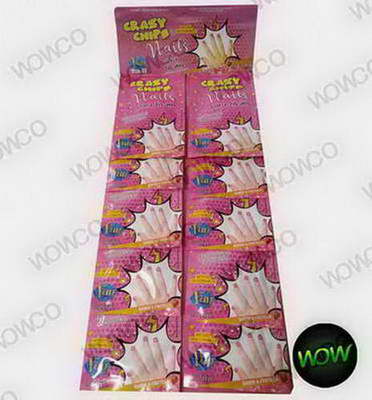FUN CRAZY CHUPETIN- FRUT  ( NAILS )  X 10