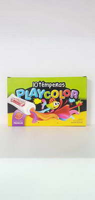 TEMPERAS PLAY-COLOR X 10 ( TODOS LOS COLORES ) X 1