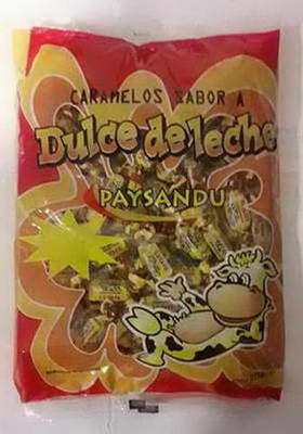 P CARAMELOS PAYSANDU DULCE DE LECHE ( BULTO X 25 ) X 100 U
