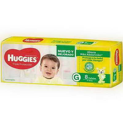 PAÃAL HUGGIES.10 U   G   ( BULTO  X 12 ) X 1