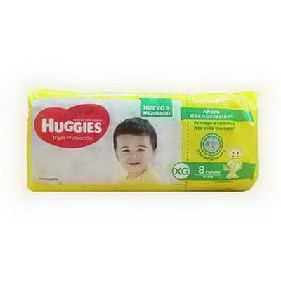 PAÃAL HUGGIES.8 U   XG   ( BULTO  X 12 )  X 1