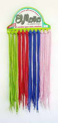 CORDONES:DE COLORES REDONDO X 12 X 110 CM