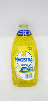 DETER. MAGISTRAL LIMON ( AMARILLO ) ( BULTO X 20 ) X 500 ML