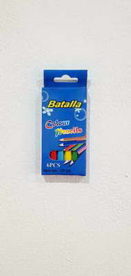 LAPIZ BATALLA  COLOR ( CORTO )   X   6