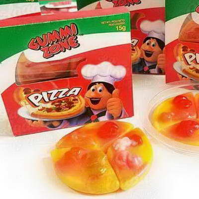 FUN GUMMIN  PIZZA  ( BULTO X 12 ) X 24