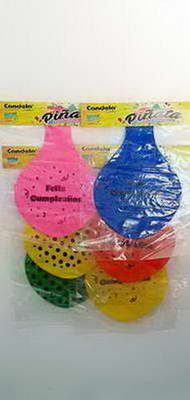GLOBO PIÃATA CANDELA CHICA ( BULTO X 36 ) X 1