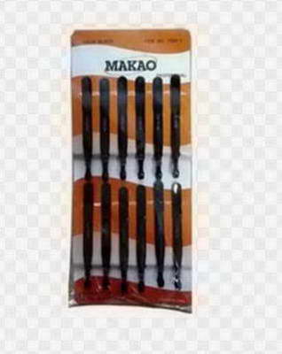 PINZA DE DEPILAR ( MACAO ) NEGRA X 12