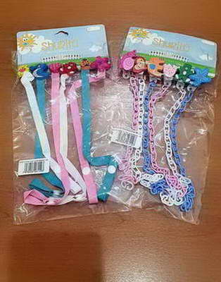 PORTACH PREND CINTA Y CADENA ( 5 MODELOS ) X 6