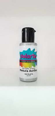 PINTURA ACRILICA PERLADOS ( 102 PLATA )  X 50 CC