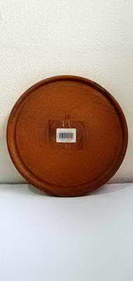 M PLATO ( ALGARROBO ) PARA ASADO REDONDO  X 22 CM X 1