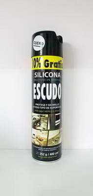 ESCUDO SILICONA.( CUERO ) ( BULTO X 12 ) X 400 CM3