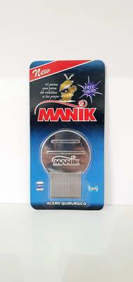 PEINE CASPERO MANIK MANGO ACERO  X 1