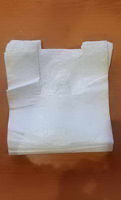BOLSA CAMISETA BLANCA.( 50 X 70 ) 6 KG  X 1