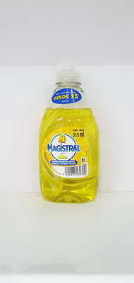 DETER  MAGISTRAL LIMON ( AMARILLO)( BULTO X 21 ) X 215 ML