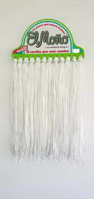 CORDONES  BLANCO X 12 ( BULTO X 24 ) X  80 CM