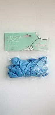 GLOBO F / LOCA PASTEL 10   ( CELESTE )  X 25